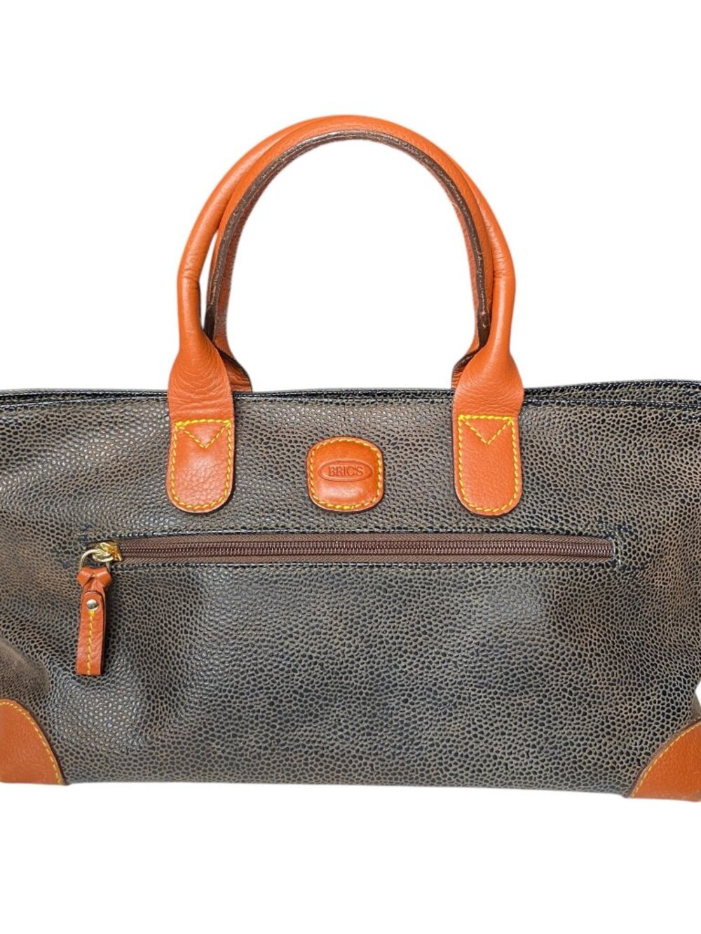 Bric's Life Collection Textured Italian Leather Purse Satchel Hobo